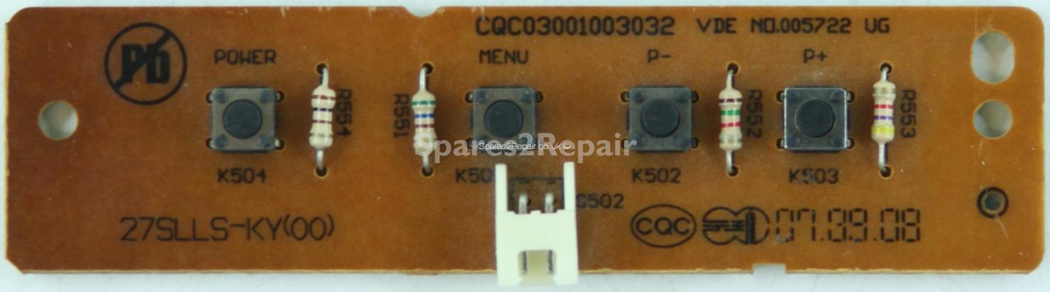 Onn LCD32ANGEL - Buttons - 27SLLS-KY(00) - CQC03001003032 (Without Plastic)