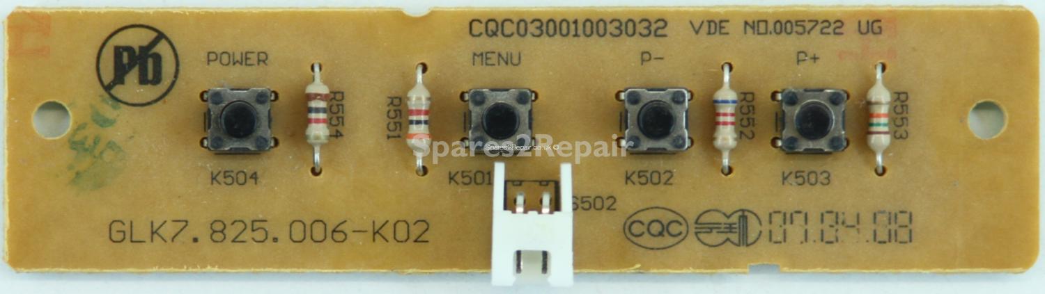 Onn LCD32ANGEL - Buttons - GLK7.825.005-K02 - CQC03001003032