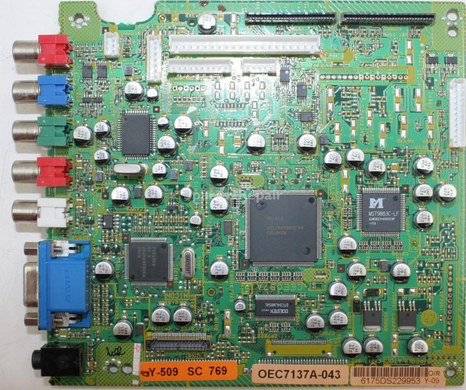 Orion TV-42200SI - Inputs - CEE087A 5 - OEC7137A-043