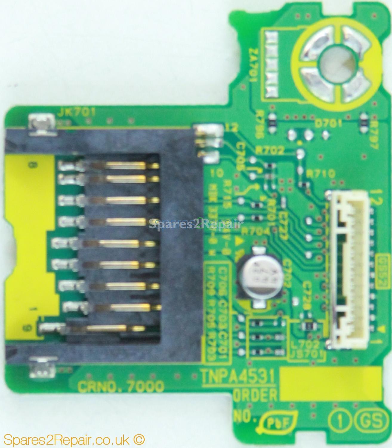 Panasonic TH-42PX80BA - SD Card Reader - TXNGS1RWTB AB - TNPA4531 1 GS