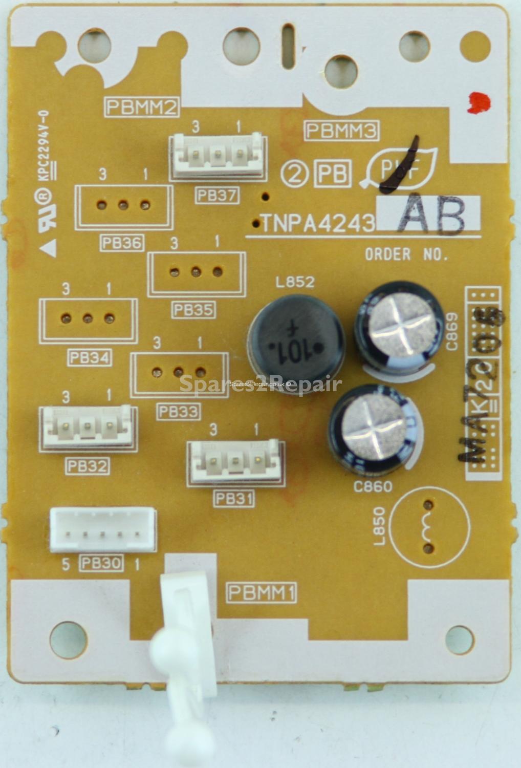 Panasonic TH-50PE700U - Fan Control Board - TNPA4243 AB