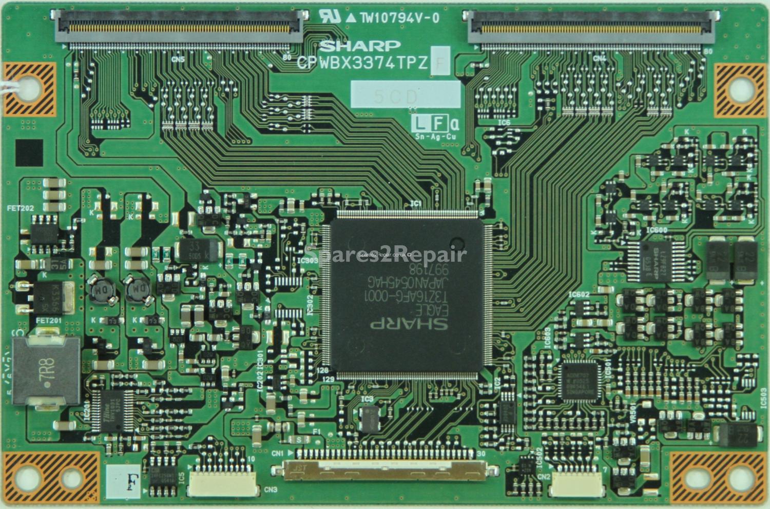 Panasonic TX-26LXD500 - T-Con - CPWBX3374TPZ F - 5CD