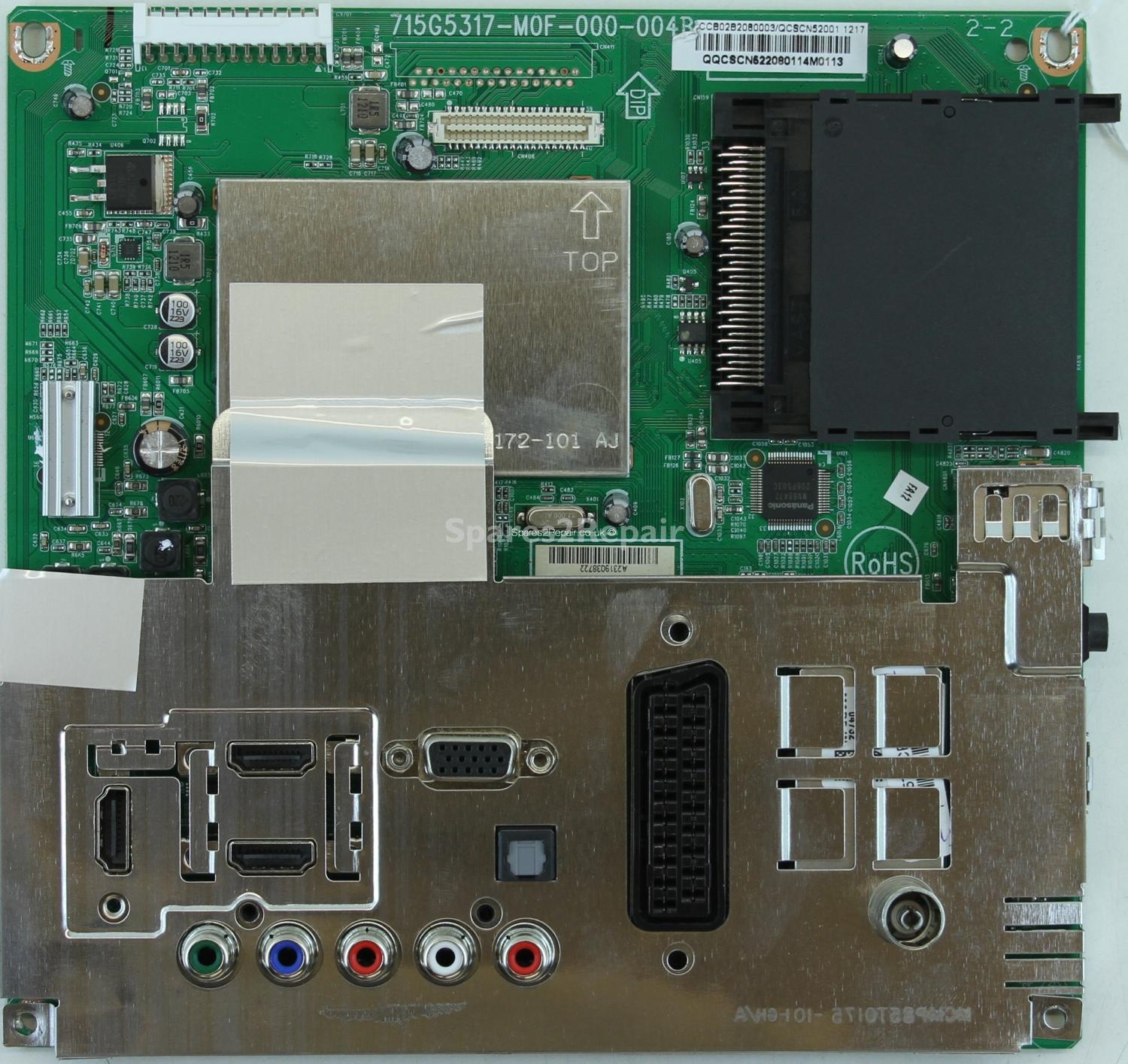 Panasonic TX-L42U5B - Main AV - 715G5317-M0F-000-004B - A2319038722