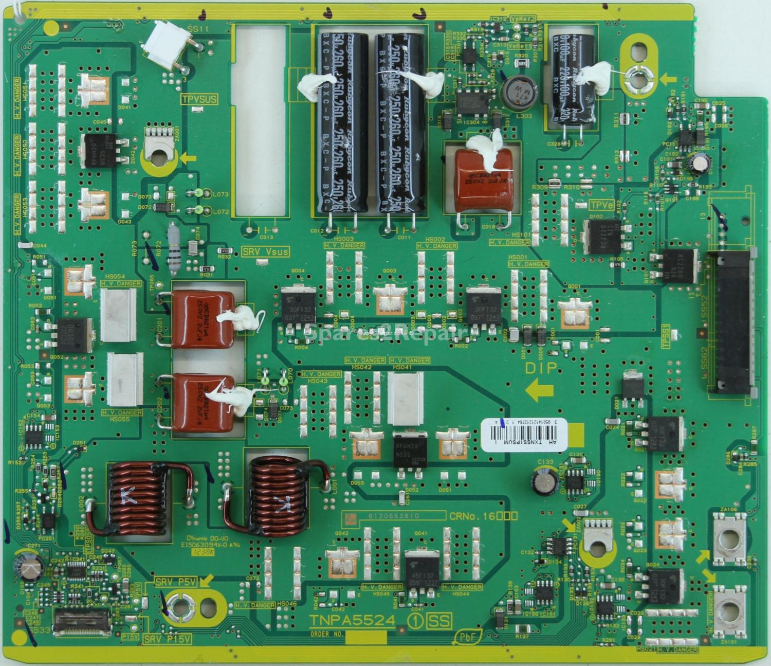 Panasonic TX-P42GT50B - XSUS - TNPA5524 SS - TXNSS1PSUM AH