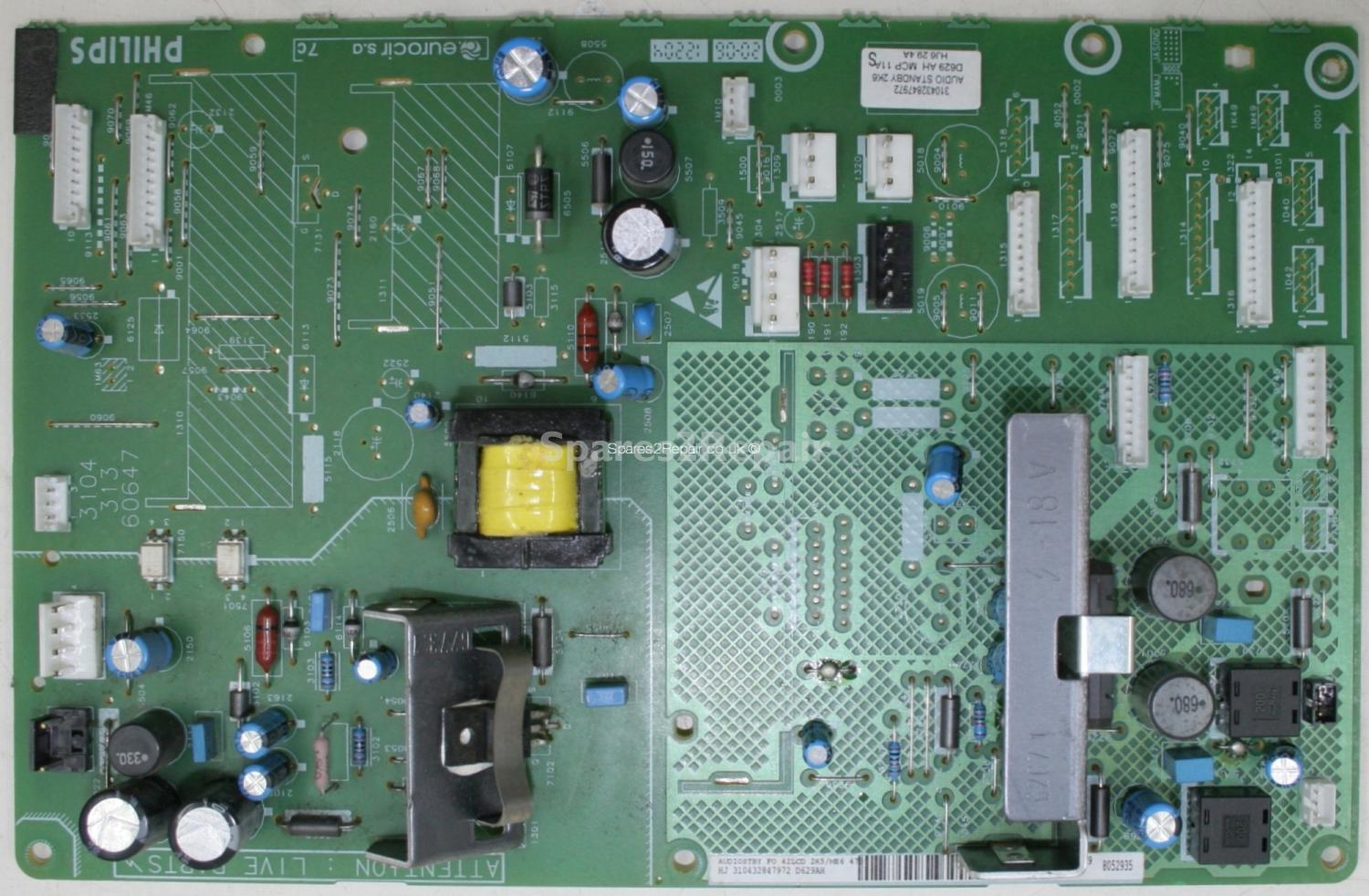 Philips 42PF7621D/10 - Audio Standby - 310431360647 - 310432847972 - D629AH