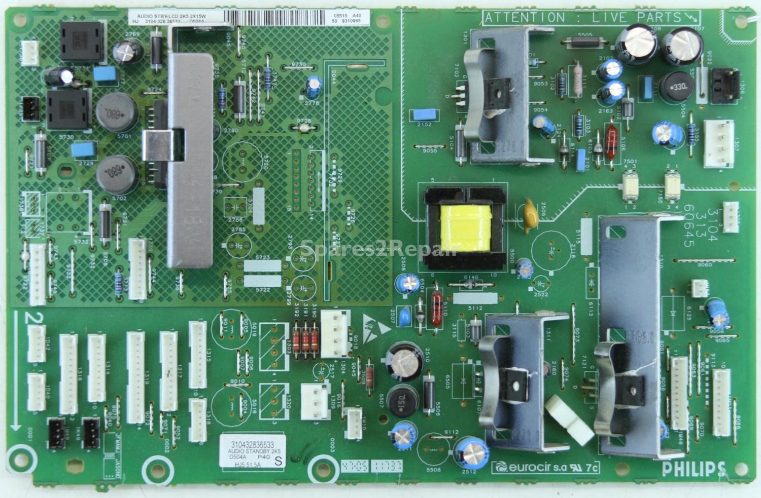 Philips 32PF9967D/10 - Audio Standby - 3104 313 60645 - 3104 328 36533