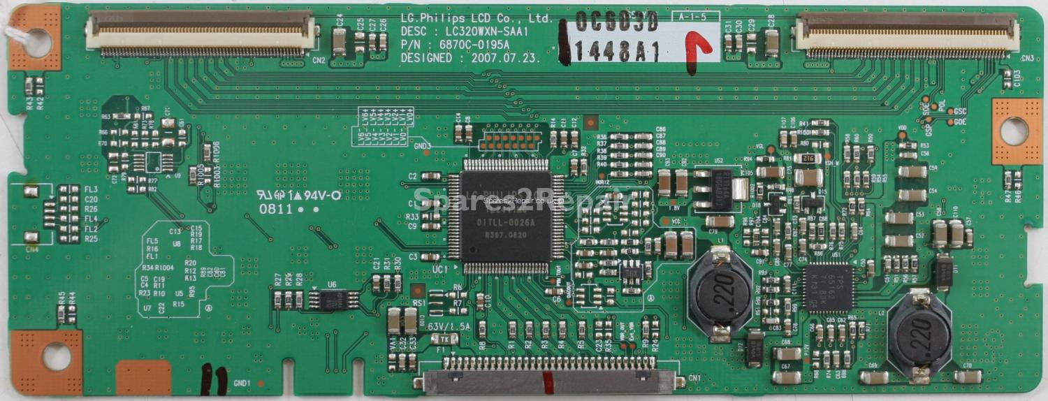 Philips 32PFL5403D/10 - T-Con - 6870C-0195A - 6871L-1448A - LC320WXN-SAA1