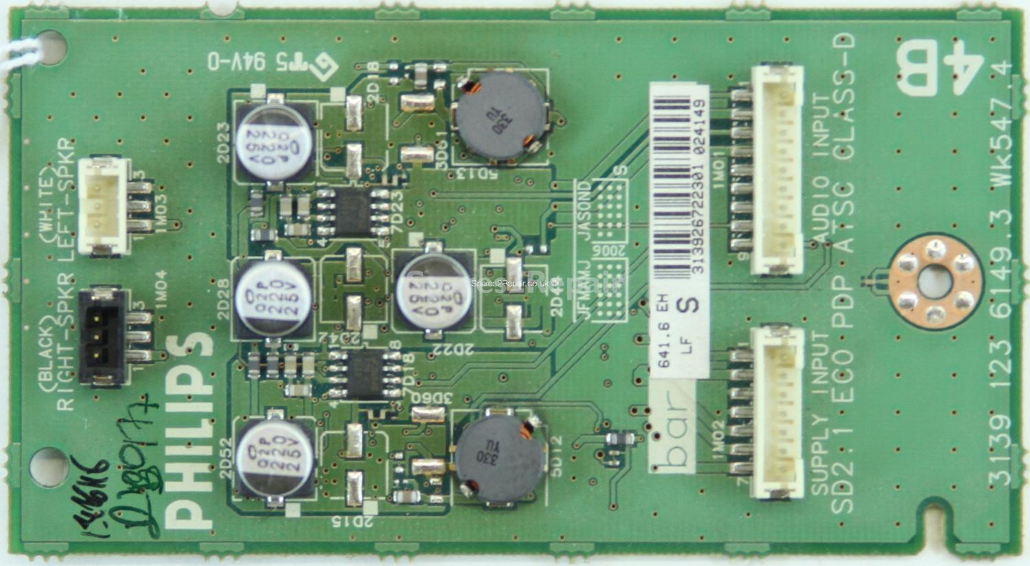 Philips 42PF7521D - Audio Board - 3139 123 6149.3