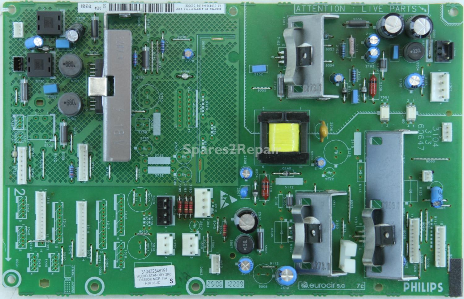Philips 42PF7621D/10 - Audio Standby - 3104 328 48191 - 3104 313 60647