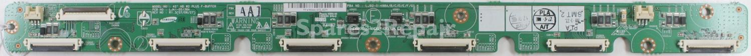 Philips 42PFP5532D/05 - Buffer - LJ41-05138A R1.3 - LJ92-01498A A1 - 42 HD W2 PLUS F-BUFFER