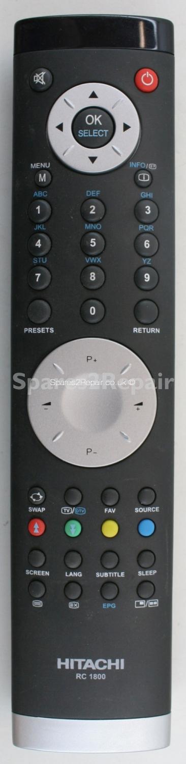 Hitachi RC 1800 Remote Control (Original)
