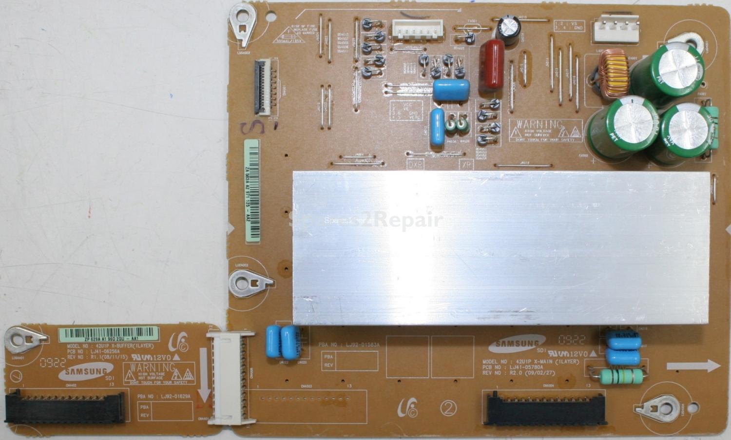 Samsung PS-42B430P2W - XSUS - LJ92-01583A A1 - LJ41-05780A R2.0 - 42U1P X-MAIN - LJ92-01629A - LJ41-06256A R1.1 - 42U1P X-BUFFER