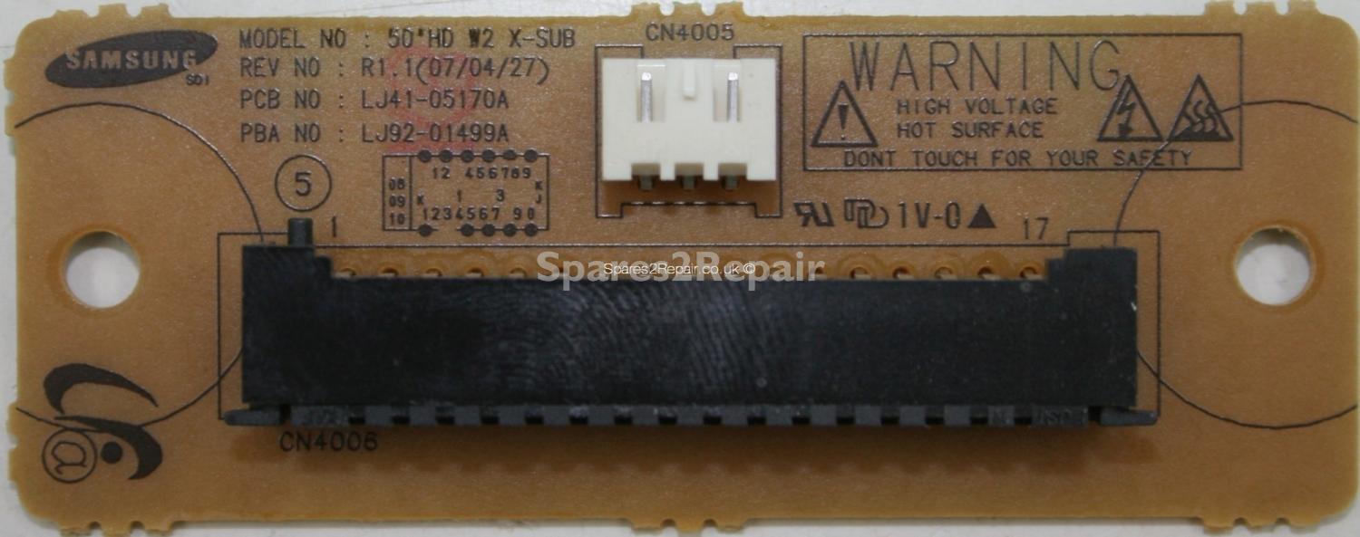 Samsung PS-50C96HD - X-SUB - LJ92-01499A - LJ41-05170A - R1.1 - 50HD W2 X-SUB