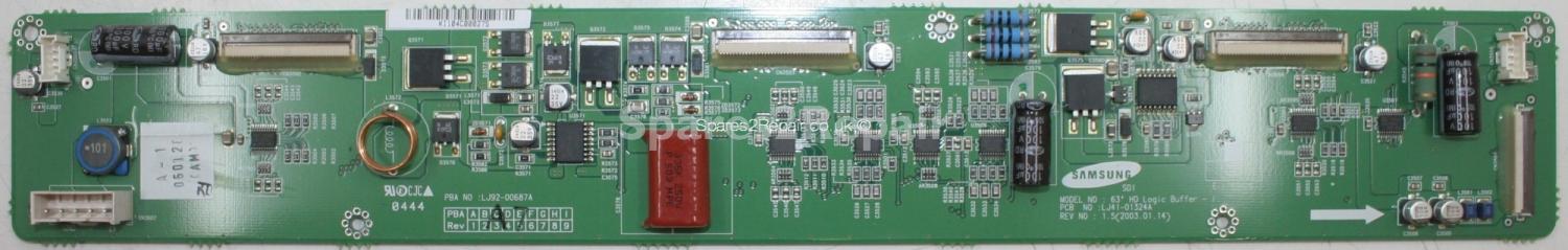 Samsung PS-63P3H - Buffer - LJ92-00687A A7 - LJ41-01324A R1.5 - 63 HD LOGIC BUFFER I
