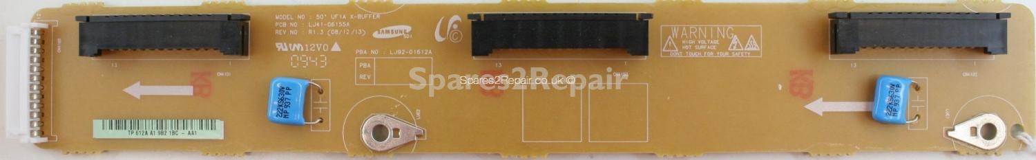 Samsung PS50B530S2W - X-Buffer - LJ92-01612A A1 - LJ41-06155A R1.3 - 50 UF1A X-BUFFER