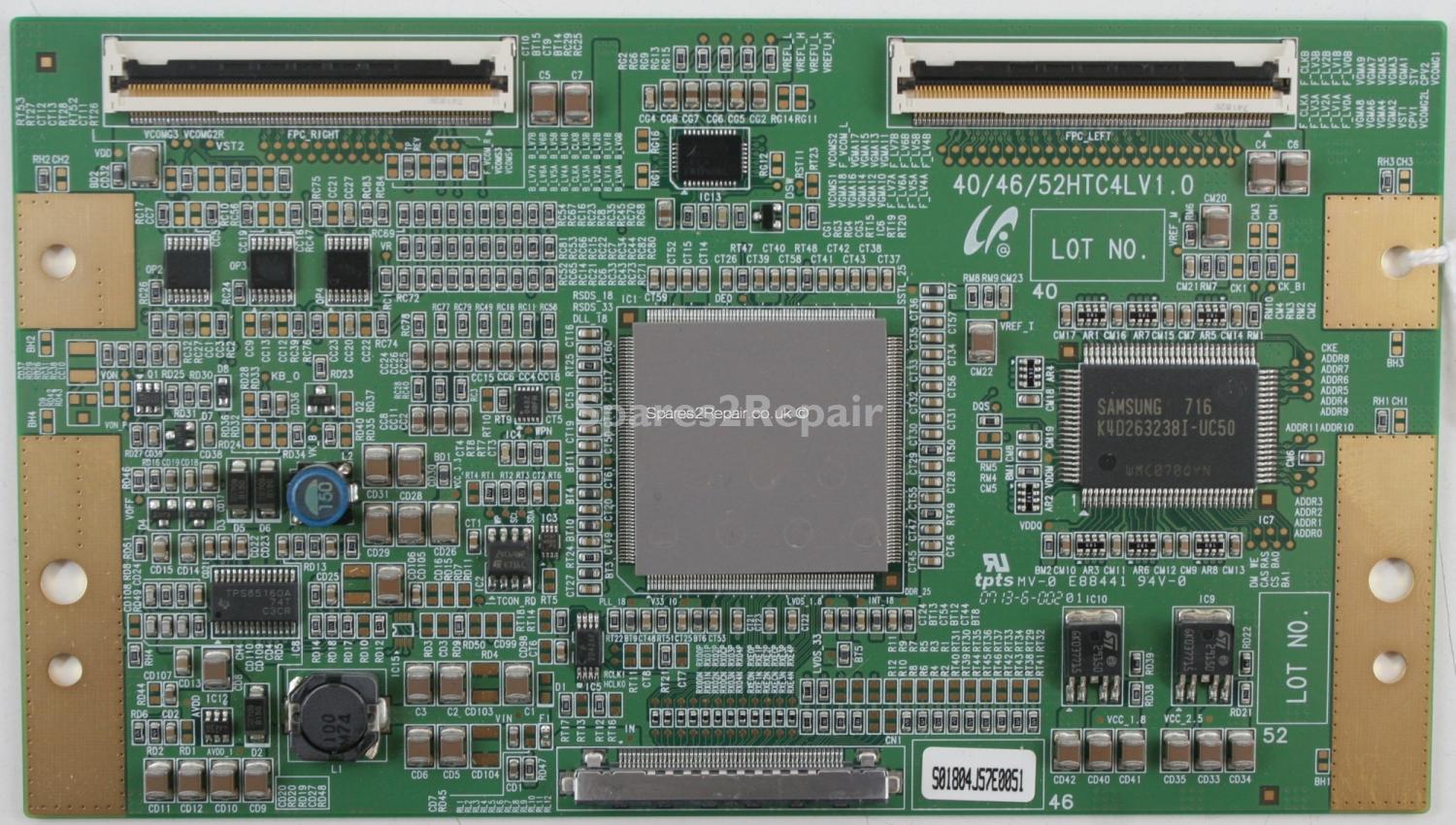 Samsung LE46M86BD - T-CON - 40/46/52HTC4LV1.0 - LJ94-01804J