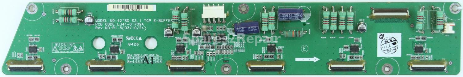 Samsung PS-42V4S - Buffer - LJ92-00811A A1 - LJ41-01709A R1.5 - 42SD S3.1 TCP E-BUFFER
