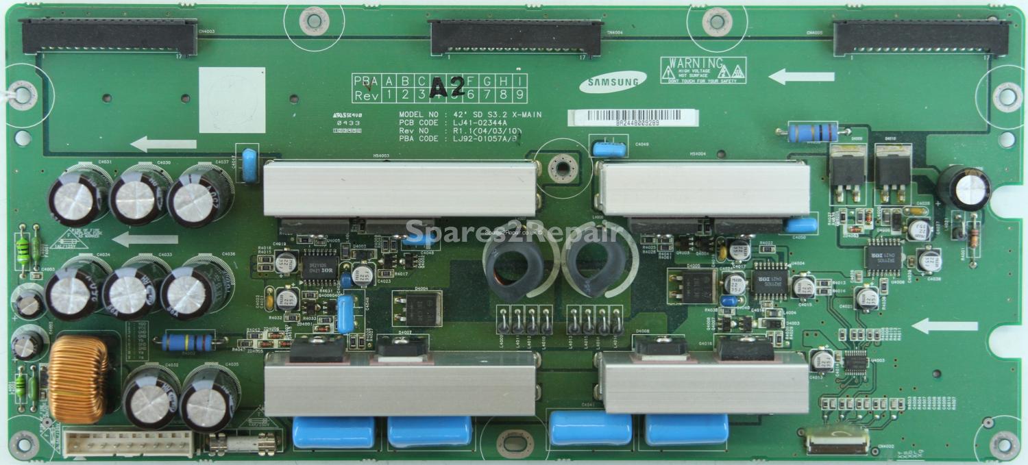 Samsung PS-42V4S - XSUS - LJ92-01057b A2 - LJ41-02344A - R1.1 - 42 SD S3.2 X-MAIN