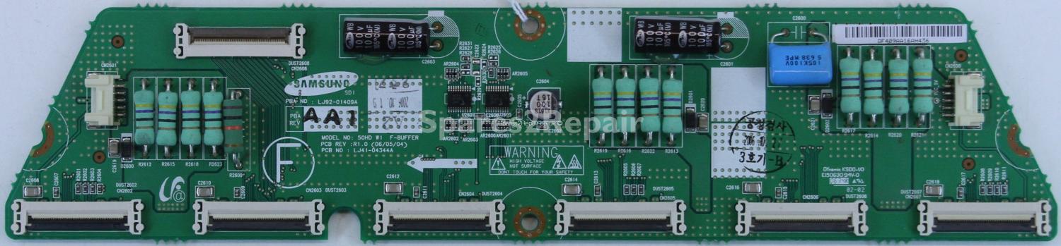 Samsung PS-50Q7HD - Buffer - LJ41-04344A R1.0 - LJ92-01409A A1 - 50HD W1 F-BUFFER