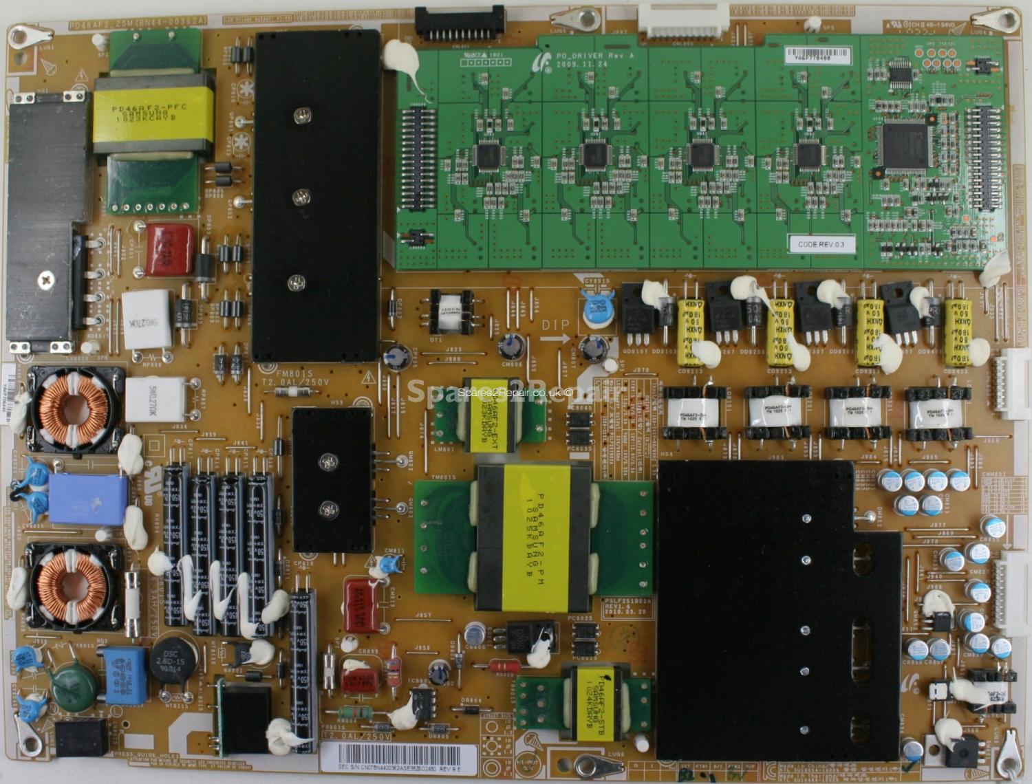 Samsung UE40C8000XK - PSU - BN44-00362A - REV1.4 - PSLF251B02A - PD46AF2_ZSM - SU10054-10004