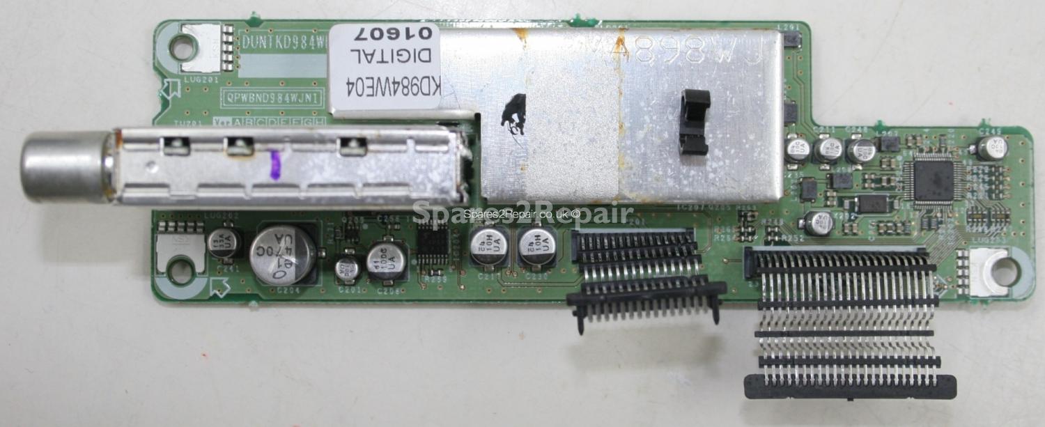 Sharp LC42AD5E-BK - Tuner - DUNTKD984WE - QPWBND984WJN1 - KD984WE04 DIGITAL 01607