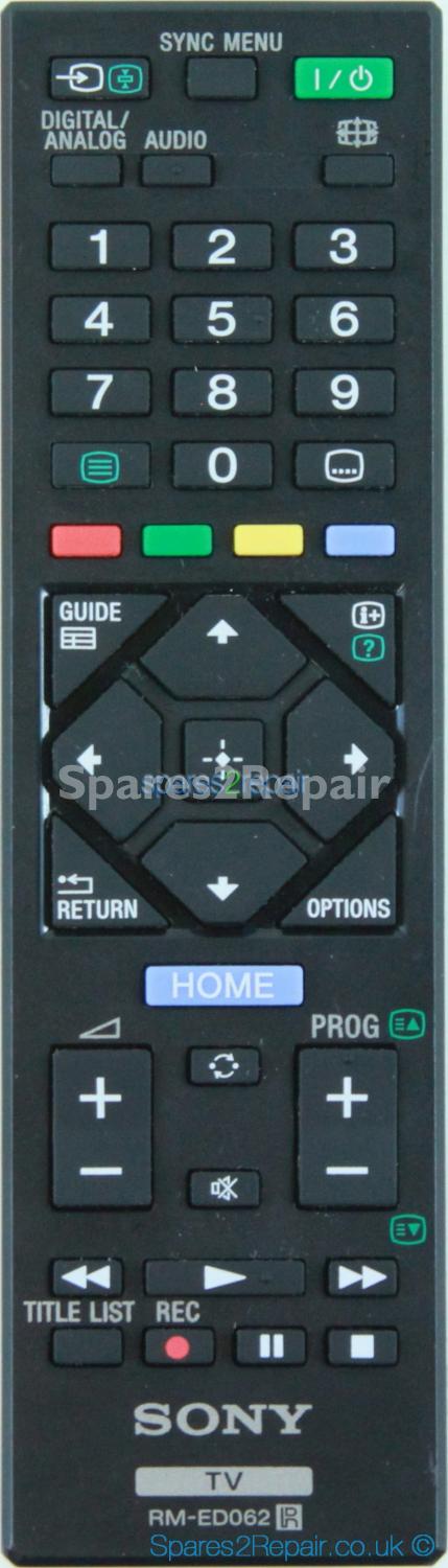 Sony RM-ED062 Remote Control (Original) - Grade B