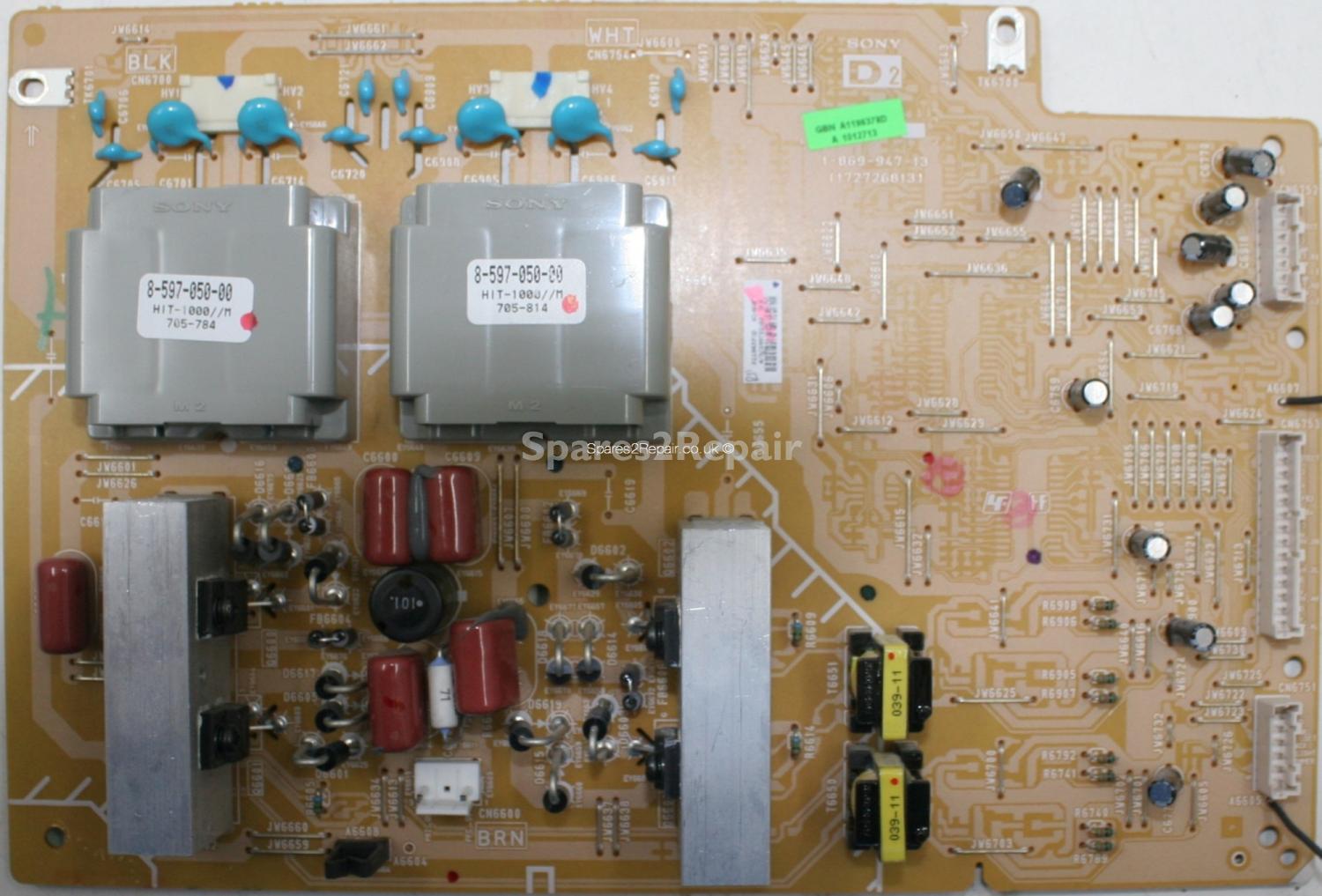 Sony KDL-46X2000 - Sub PSU - 1-869-947-13 - 172726813 - A1196378D