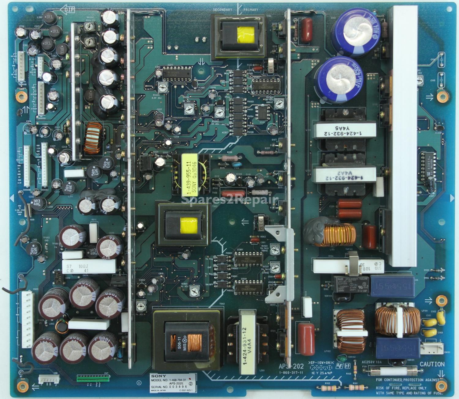 Sony KDE-P42XS1 - PSU - 1-860-317-21 - APS-202 - 1-468-794-41