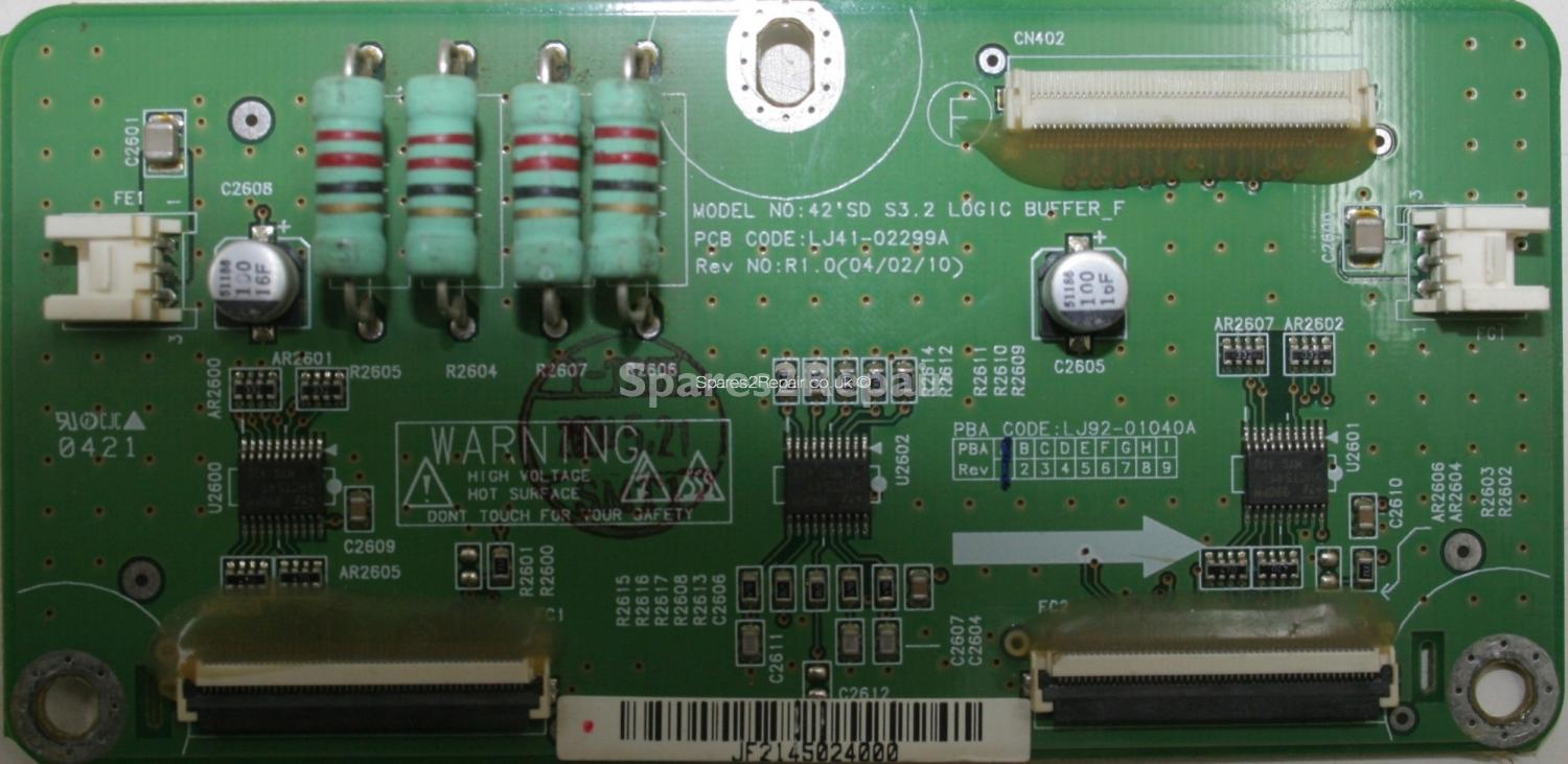 Sony KE-P42M1 - Buffer - LJ92-01040A A1 - LJ41-02299A R1.0 - 42SD S3.2 LOGIC BUFFER_F