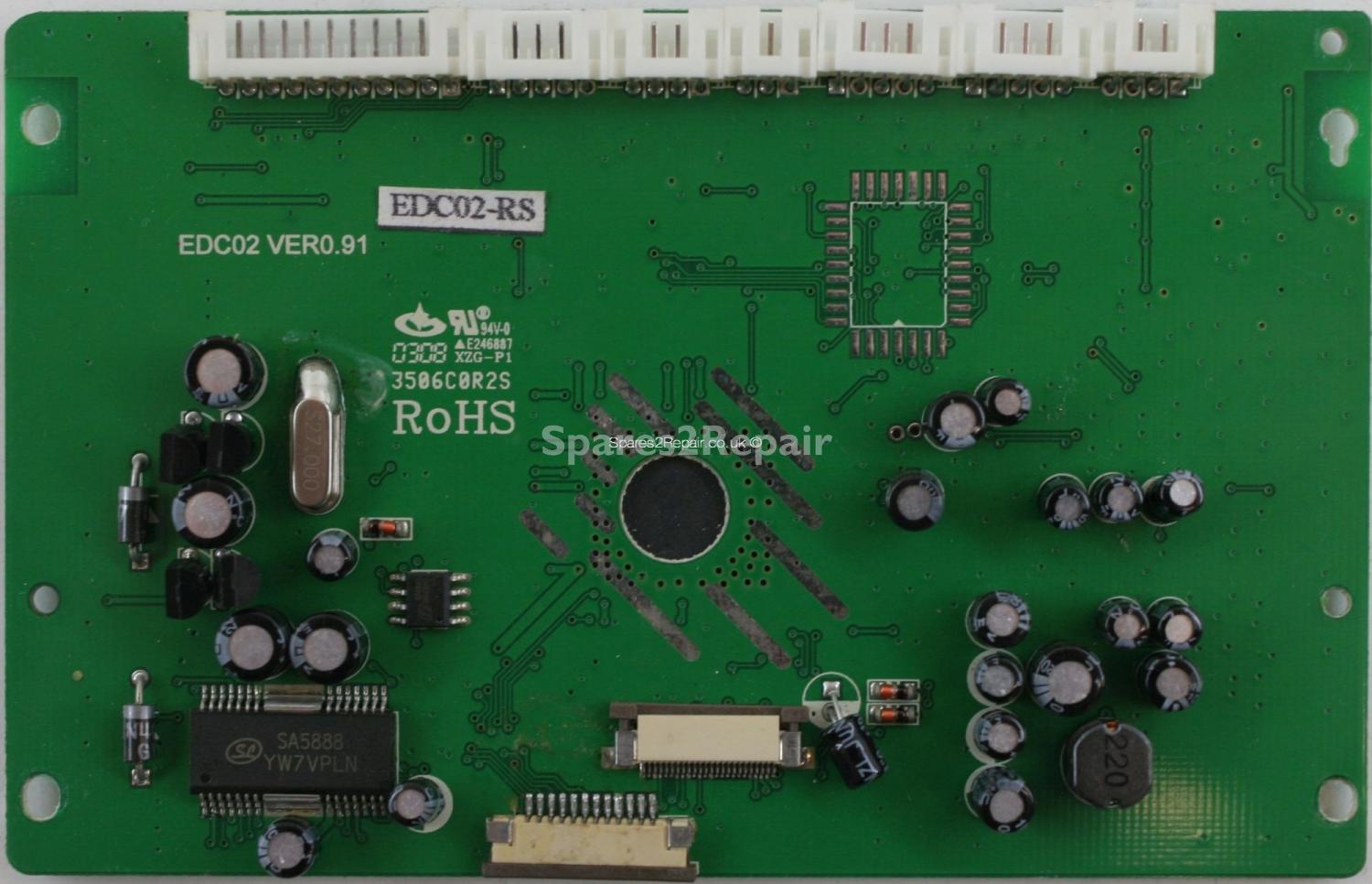 Technika X19/18 TCD-UK - Board - EDC02 Ver 0.91 - EDC02-RS
