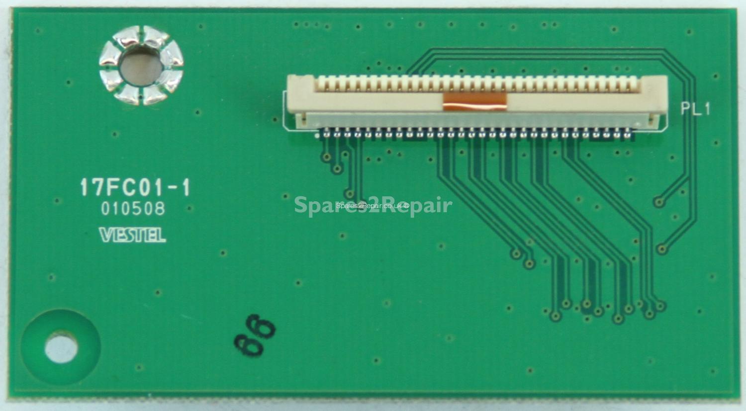 Techwood 26832 HD DIGITAL - Connector Board - 17FC01-1 - 010508