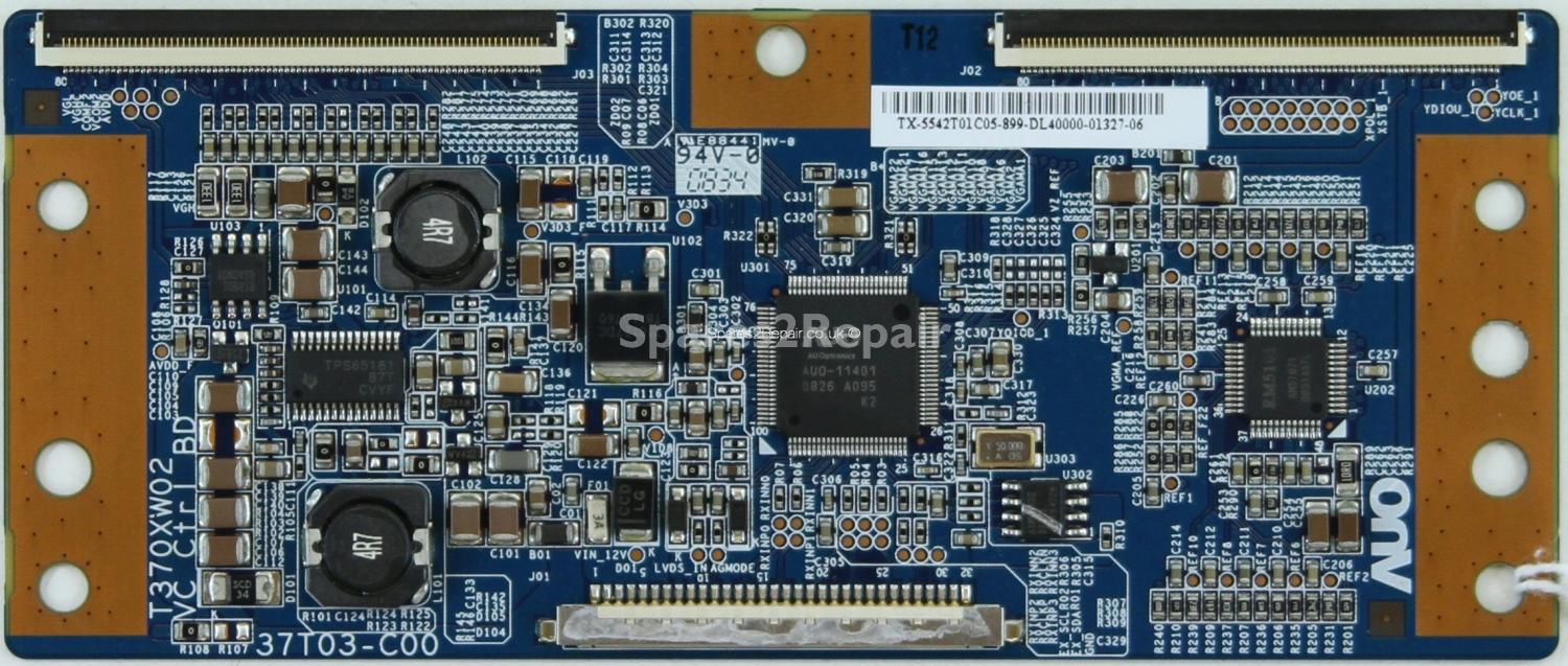 Techwood 42832HD - LVDS - 55.42T01.C05 - 37T03-C00 - T370XW02 VC Ctrl BD