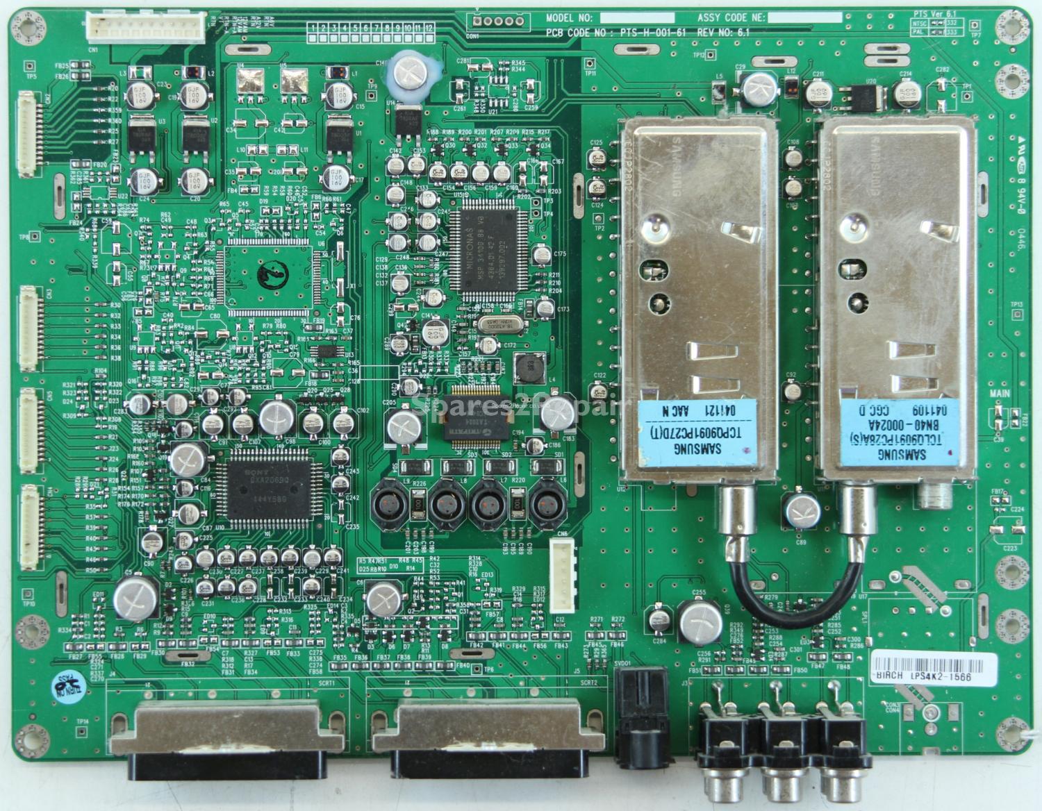 Tevion GTV-2702 - Main AV - LPS4K2-1566 - PTS-H-001-61 - REV 6.1