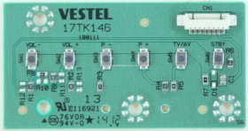 Toshiba 32W3453DB - Buttons - 23078172 - 17TK146 - 100111