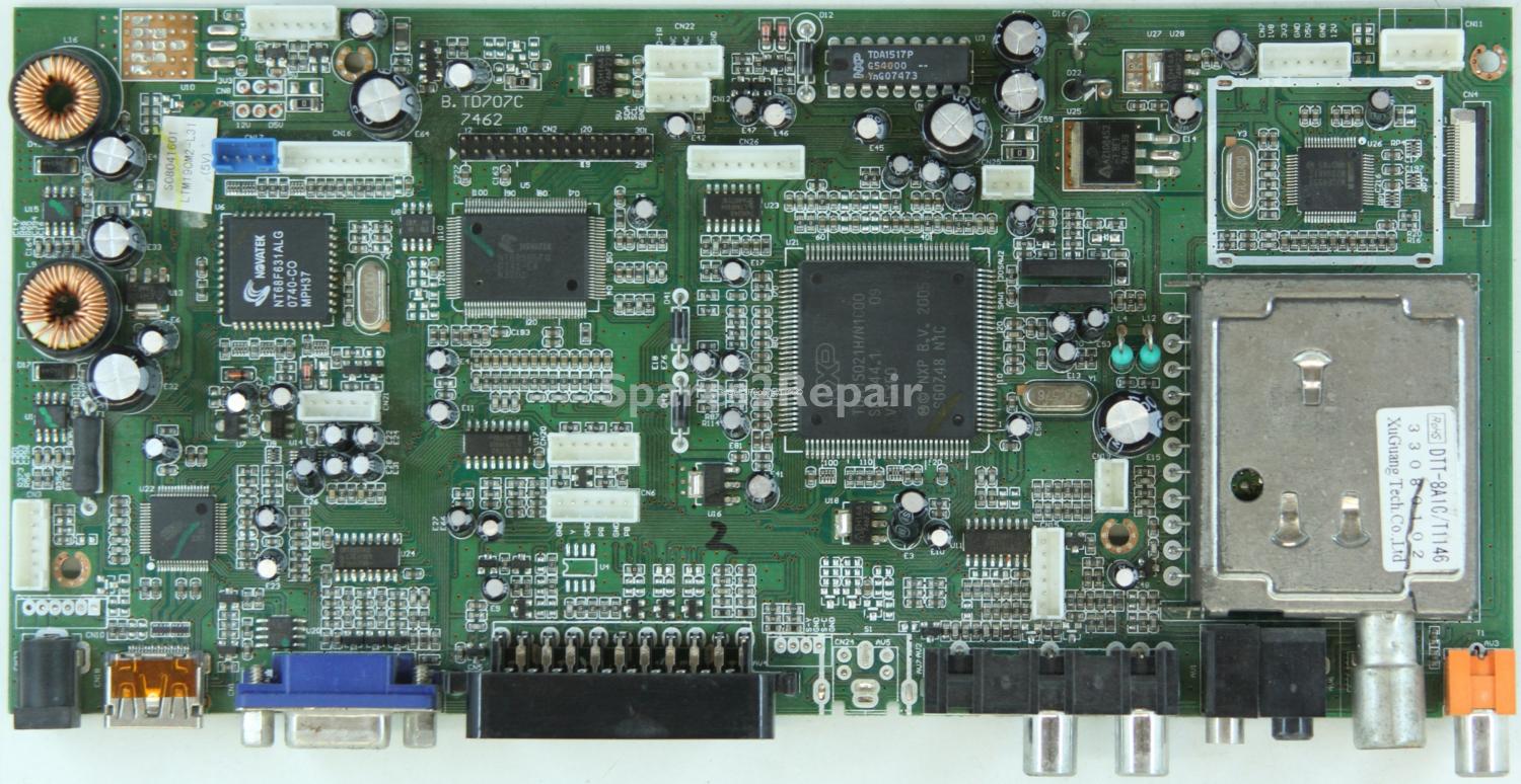 UMC L19/07 TCD UK - Main AV - B.TD707C - 7462 - LTM19OM2-L31